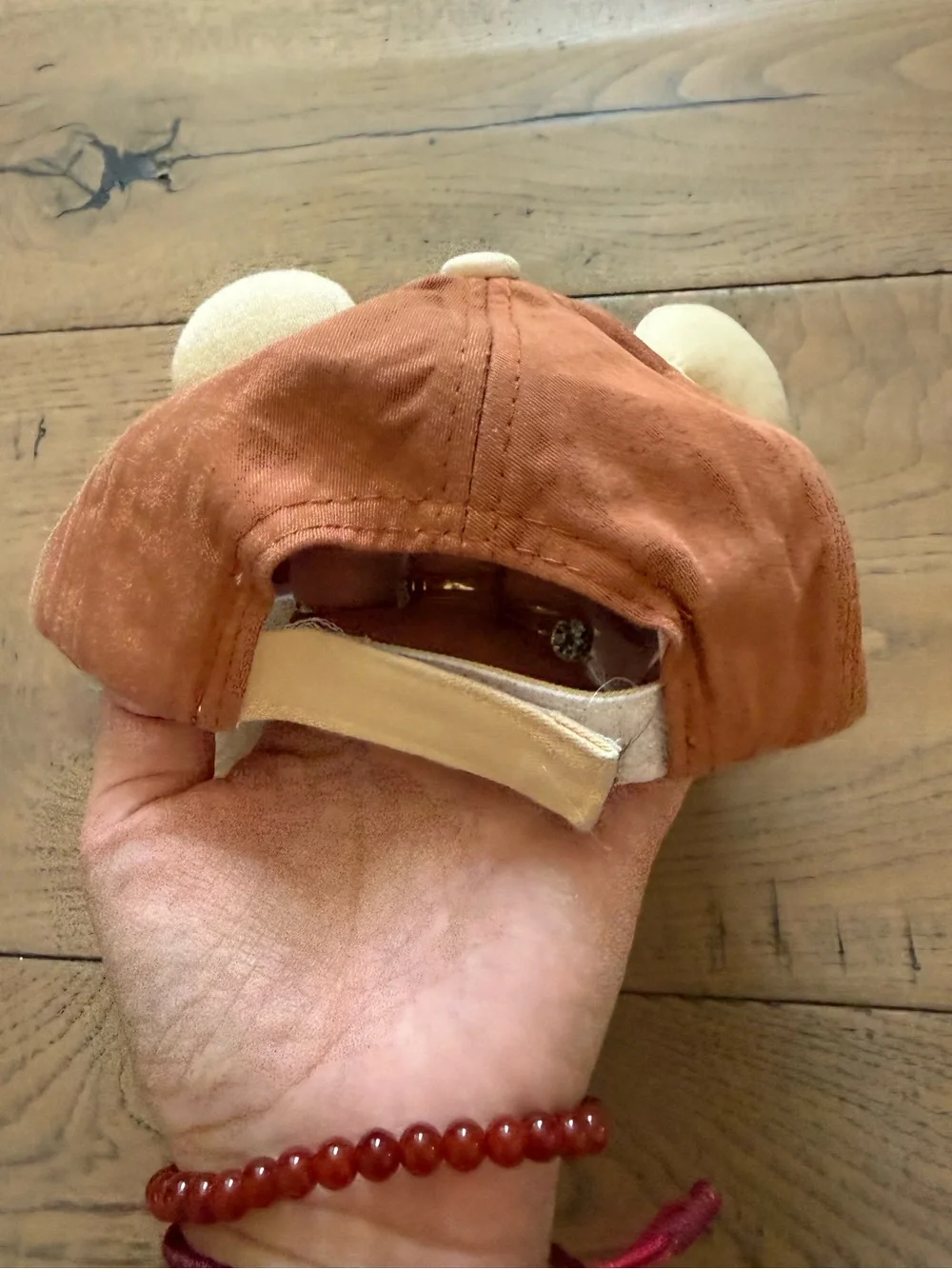 Baby Toddler Bear Baseball Cap Brown 3D Ears Adjustable Hat 6-24 Months